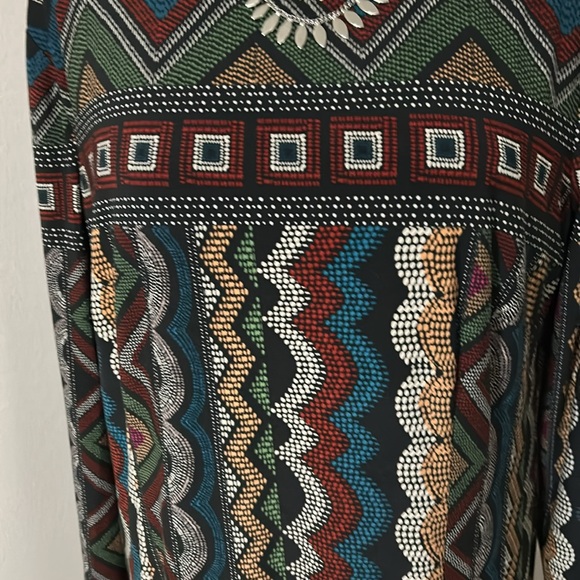 NWT Multicolor Geometric Patterned Dress - Picture 3 of 8